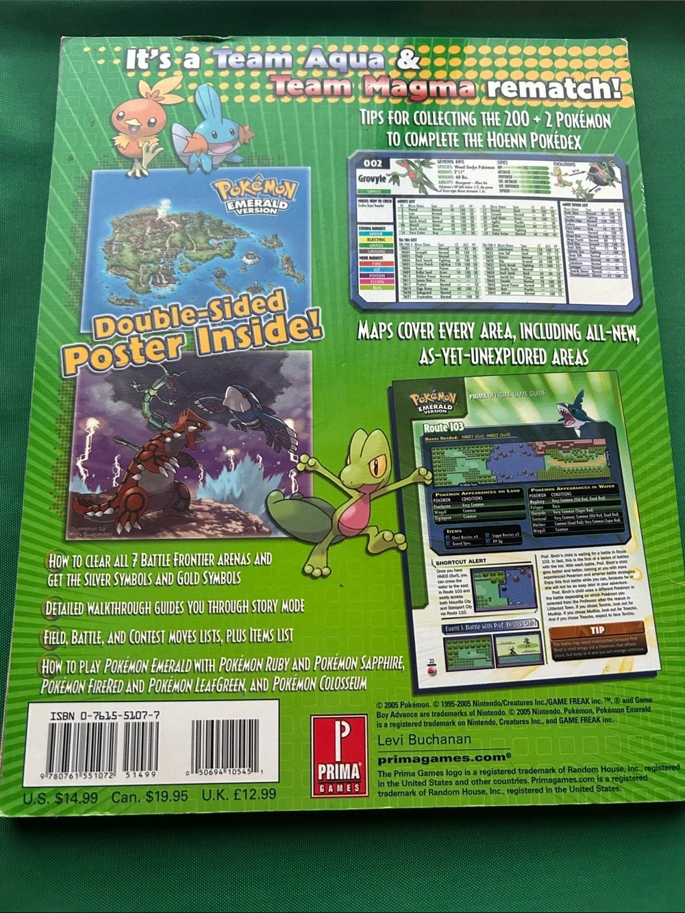 Prima Nintendo Pokémon Emerald Version – Game boy Advance (no poster)